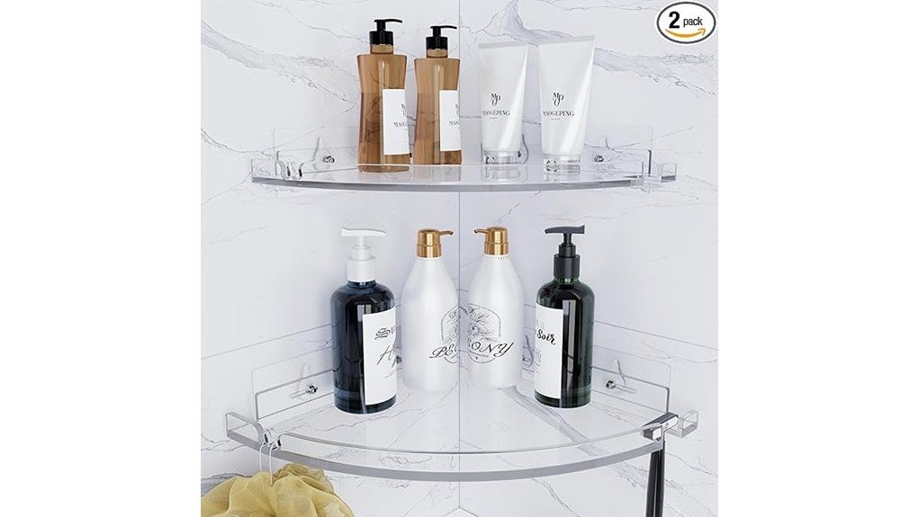 acrylic shower shelf review
