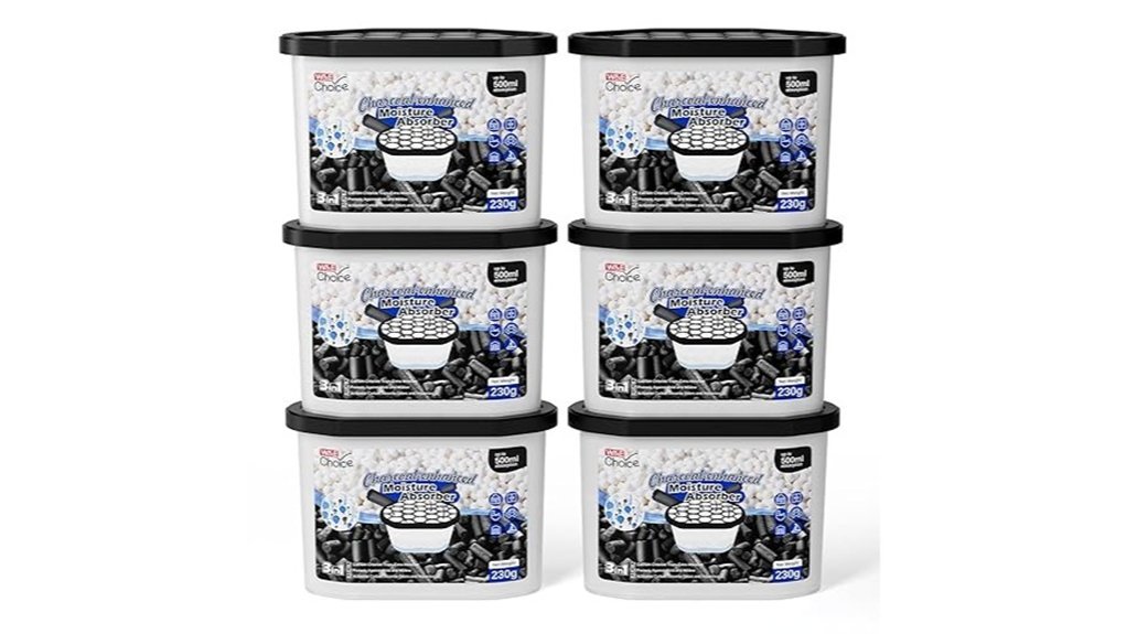 activated charcoal moisture absorbers
