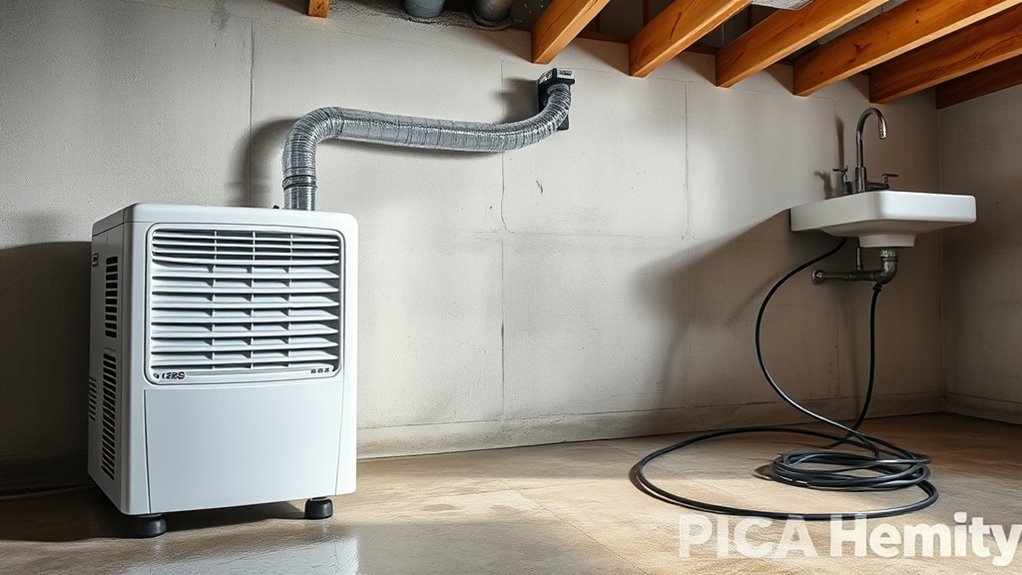 alternative dehumidifier drainage methods