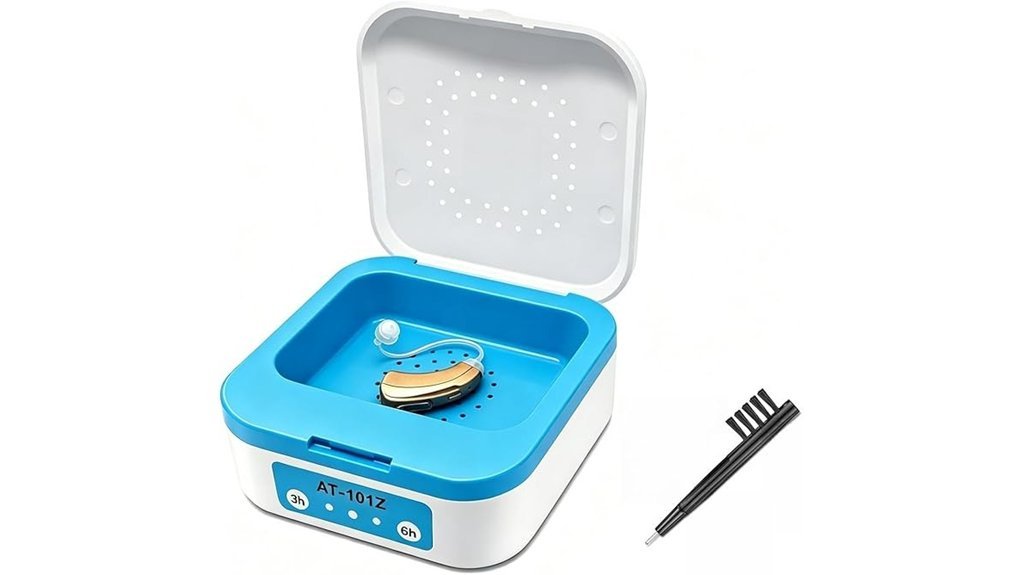 automatic hearing aid dryer