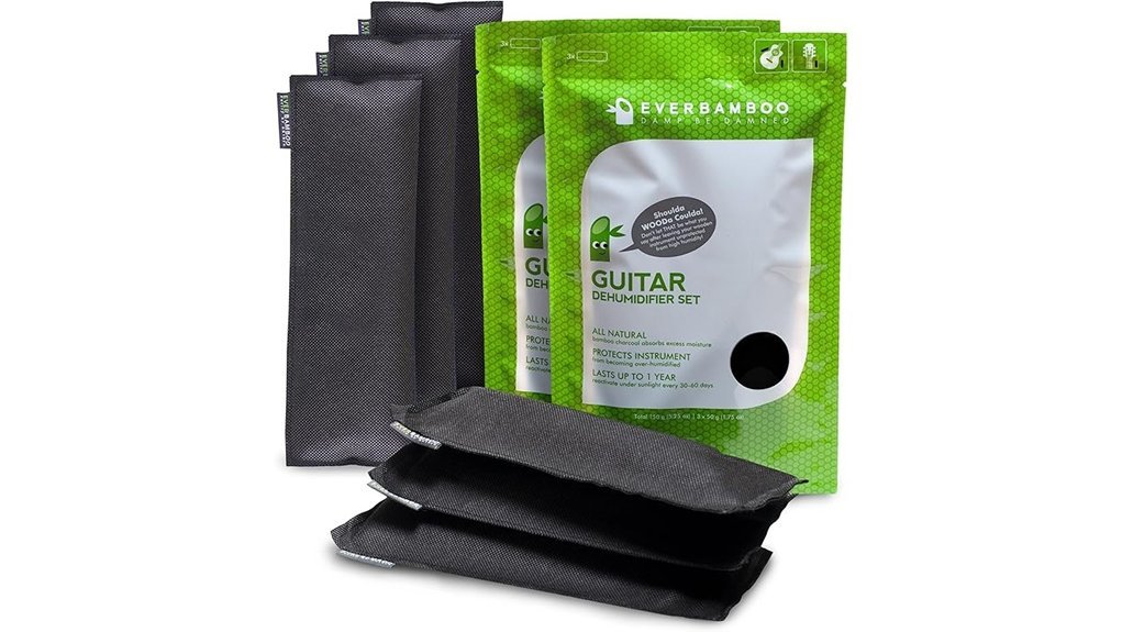 bamboo guitar dehumidifier set