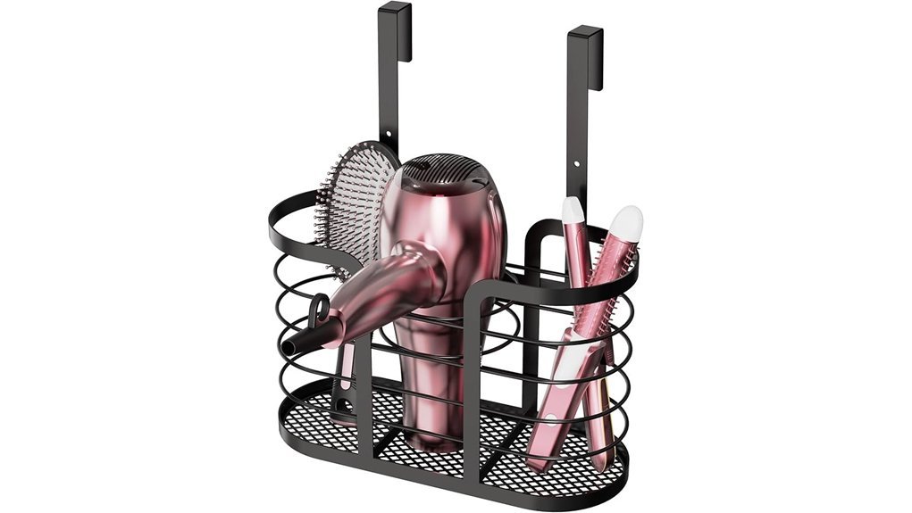 bathroom hair tool storage