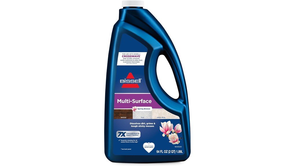 bissell crosswave cleaning solution