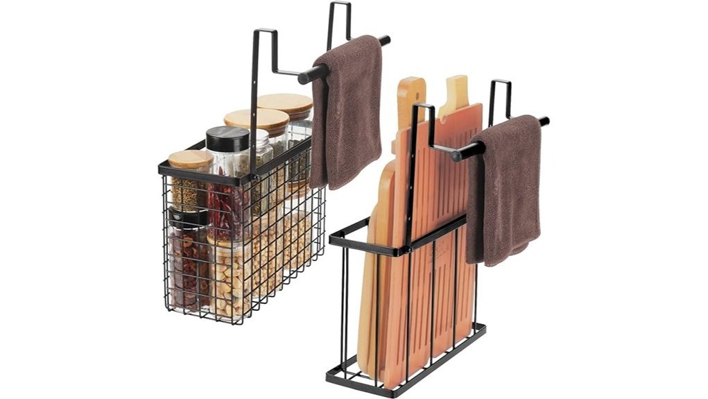 cabinet door storage solution