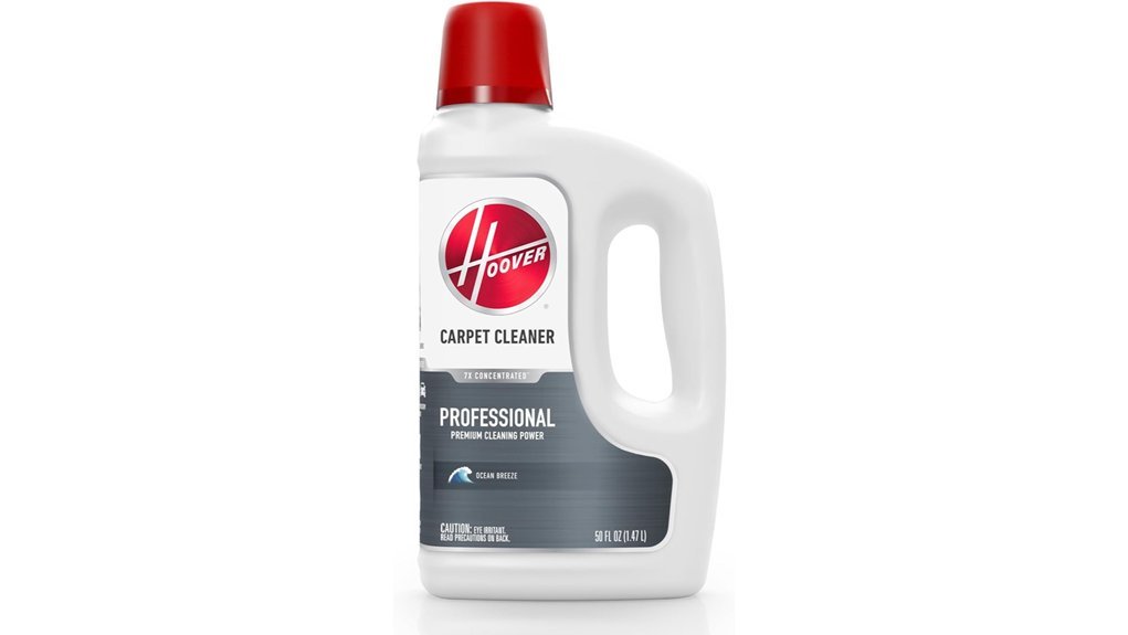 carpet cleaner solution bottle