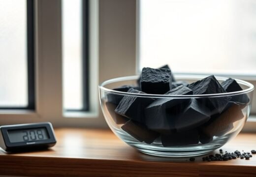 charcoal as moisture absorber
