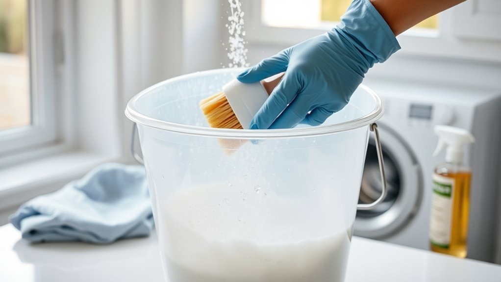 clean dehumidifier bucket thoroughly