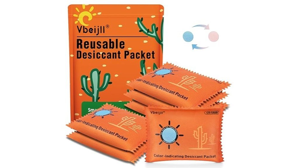 color changing moisture absorbers