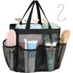 colorful functional shower organizer