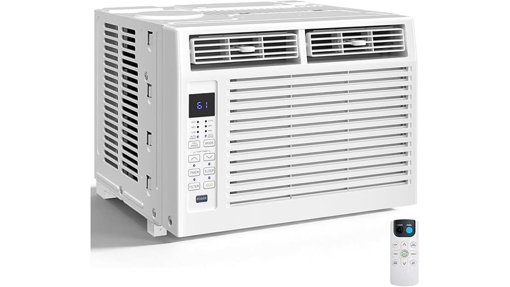 compact ac with remote