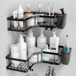 compact corner shower organizer