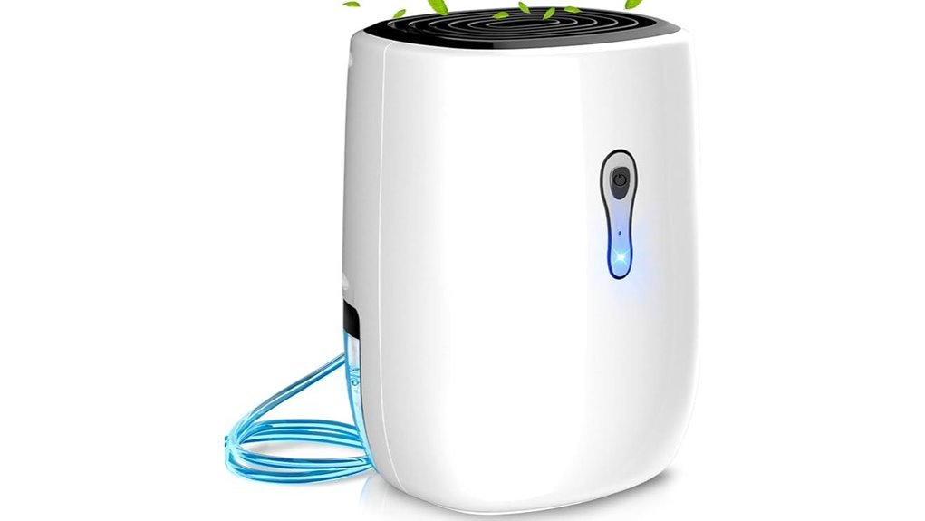 compact dehumidifier with drainage