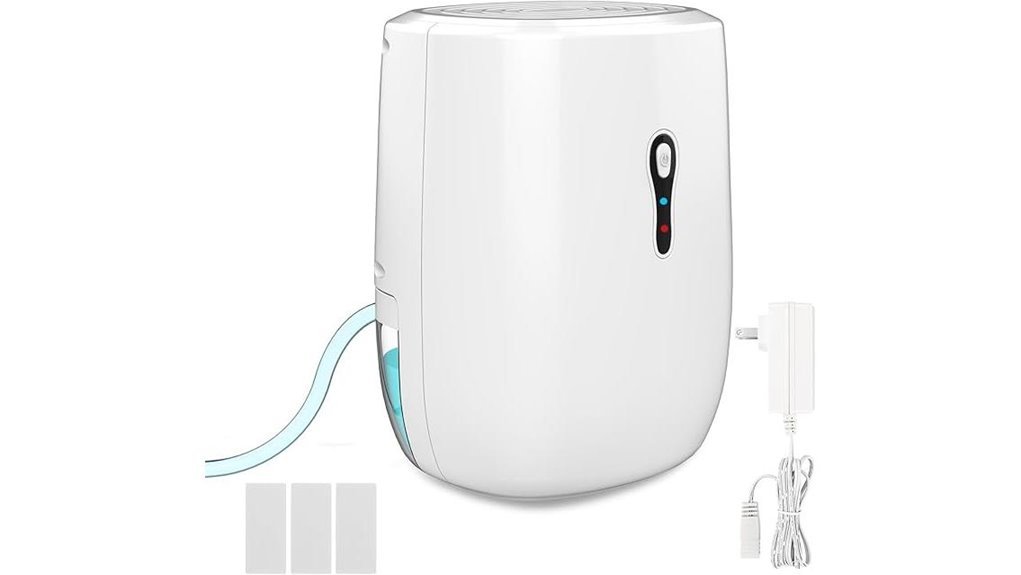 compact dehumidifier with hose