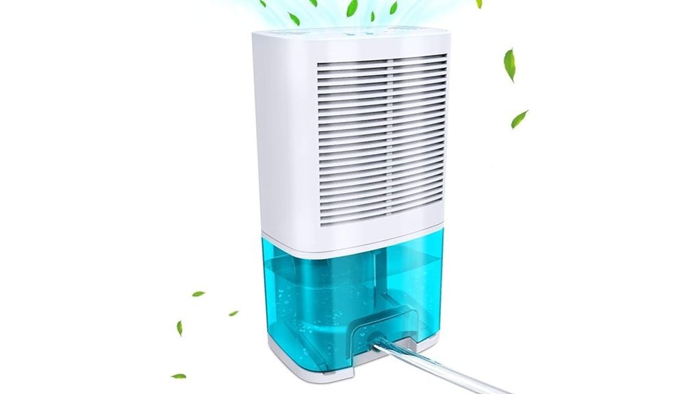 compact dehumidifier with hose