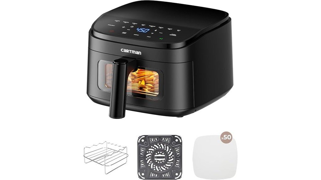 compact efficient air fryer