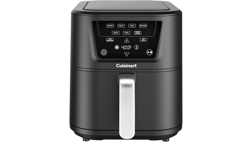 compact efficient air frying
