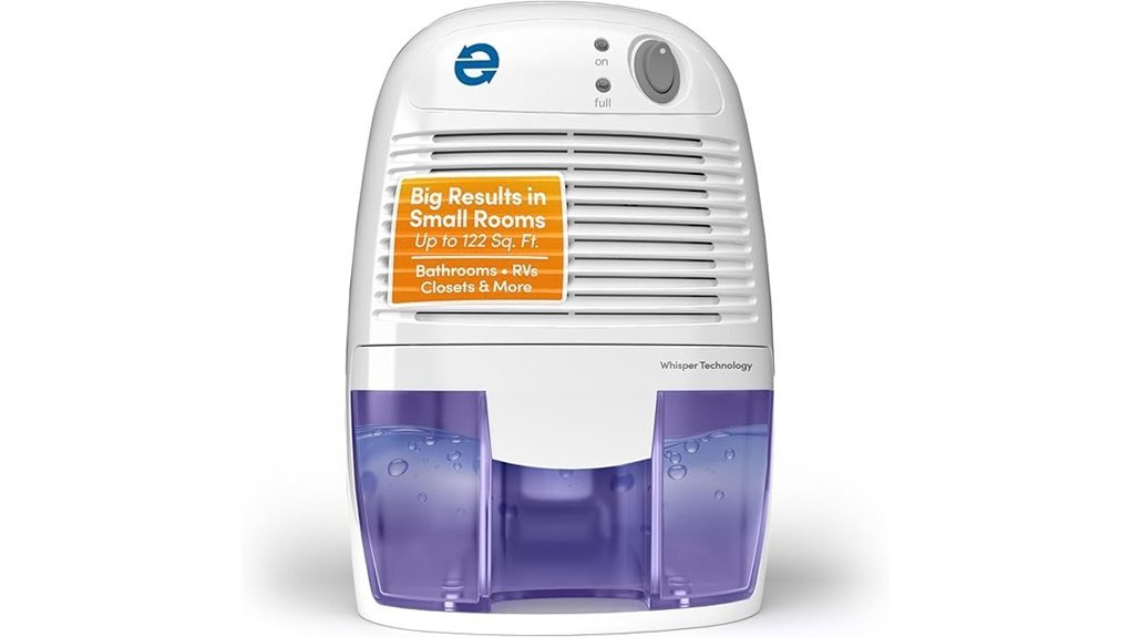 compact quiet dehumidifier solution