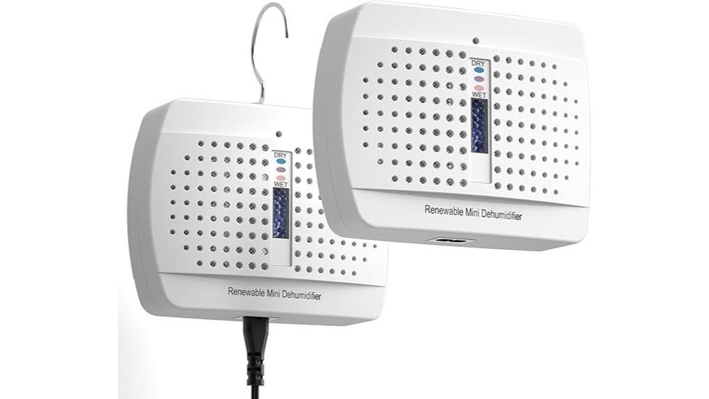 compact rechargeable dehumidifiers pack