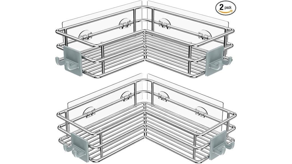 compact shower storage solution