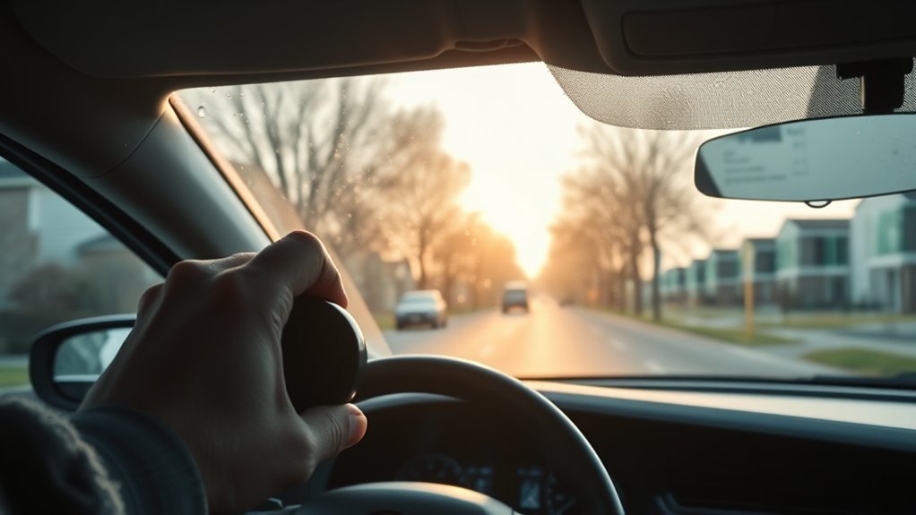 condensation causes windshield fogging