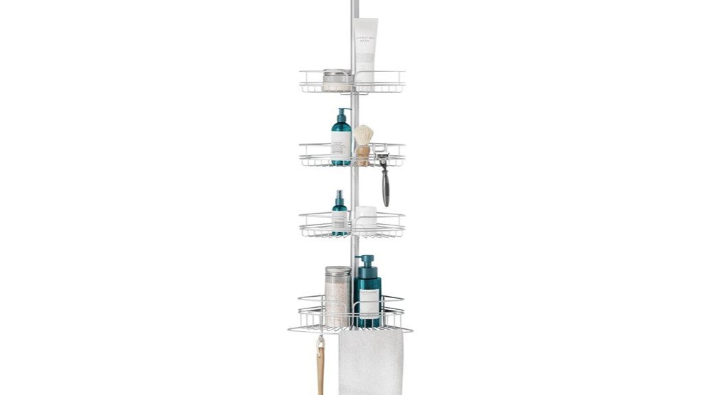 convenient shower storage solution