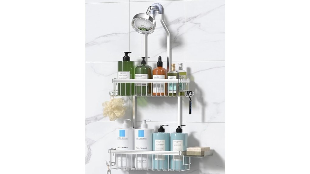 convenient shower storage solution