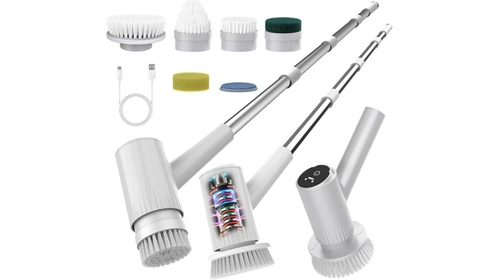 cordless 4500mah spin scrubber