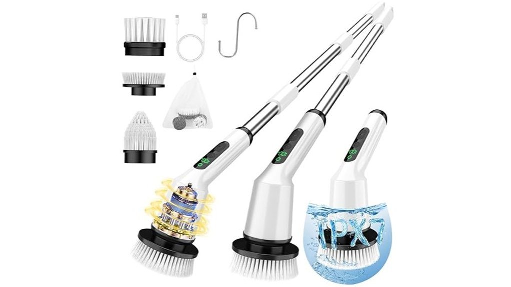 cordless bathroom cleaning tool