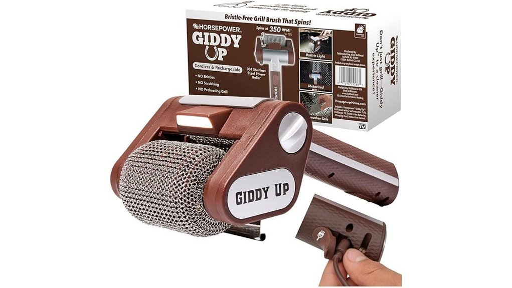 cordless bbq grill cleaner