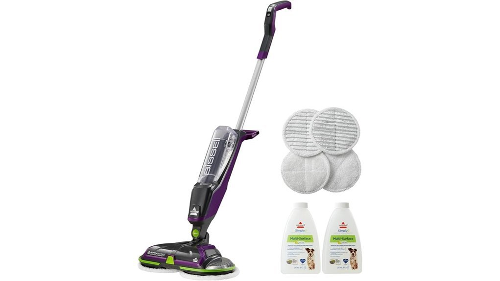 cordless pet friendly spin mop