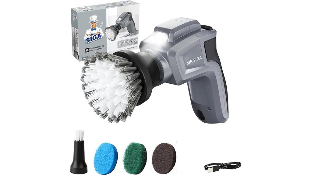 cordless scrubber for cleaning