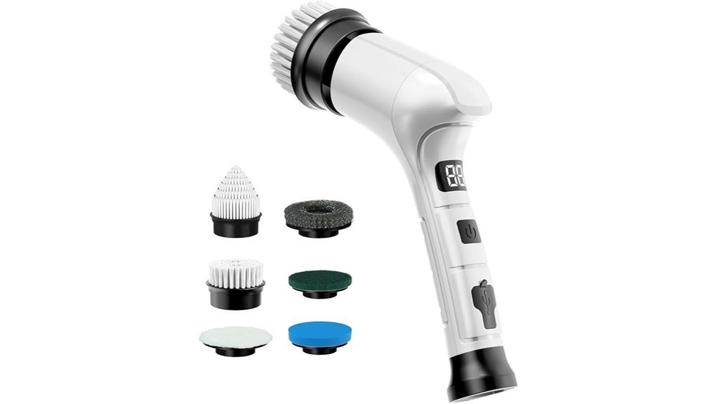 cordless spin scrubber set