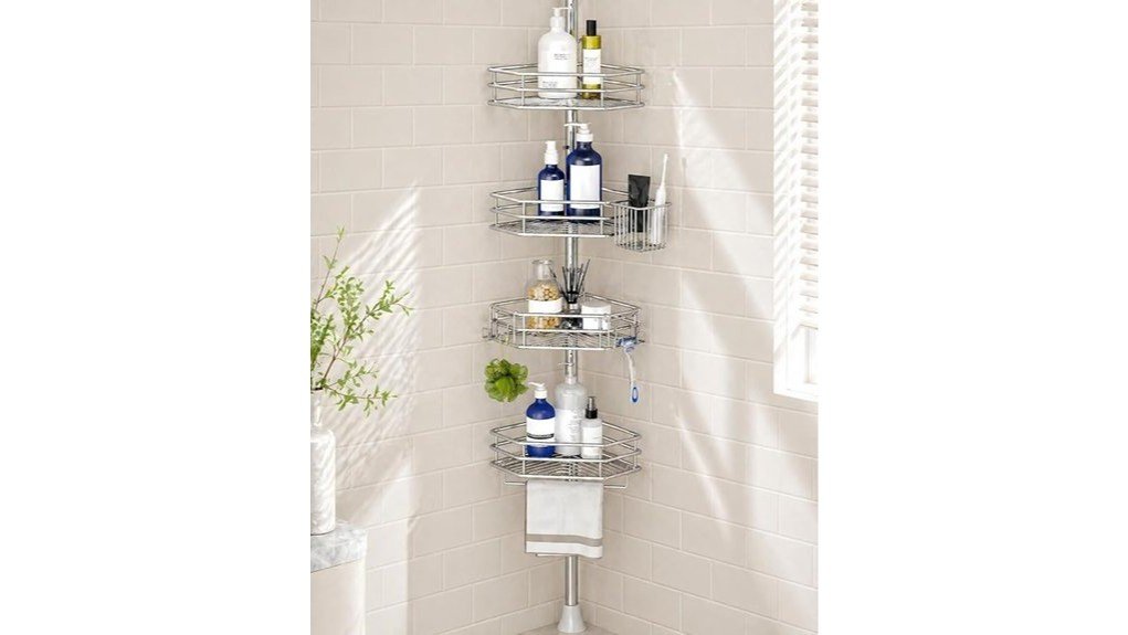 corner shower caddy review