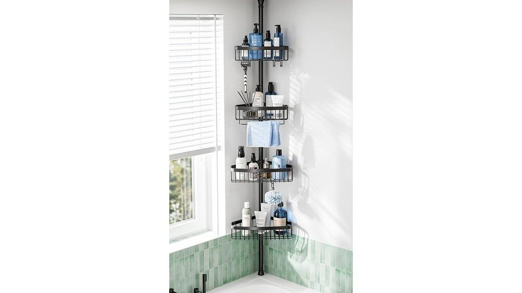 corner shower caddy review