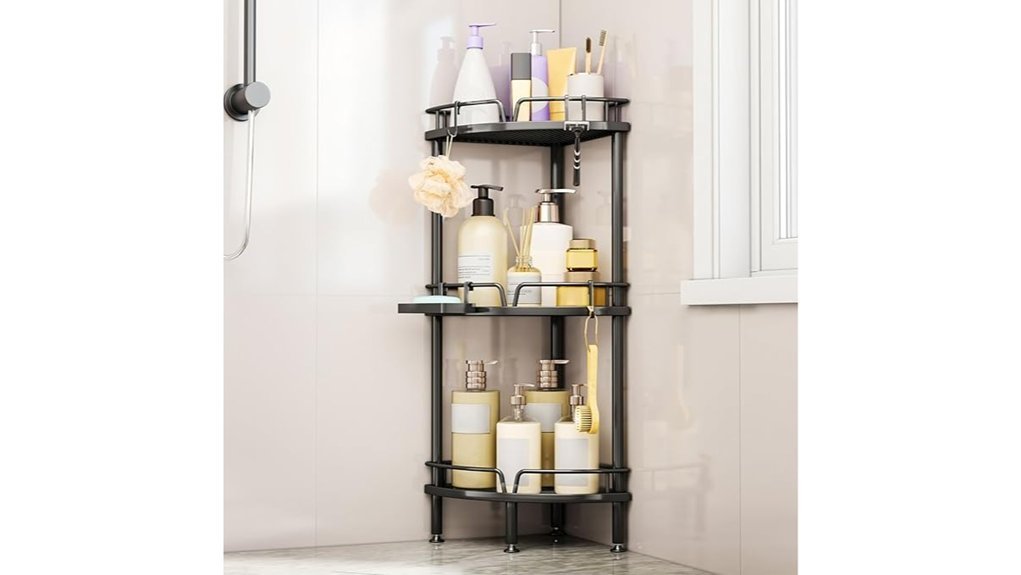corner shower caddy stand