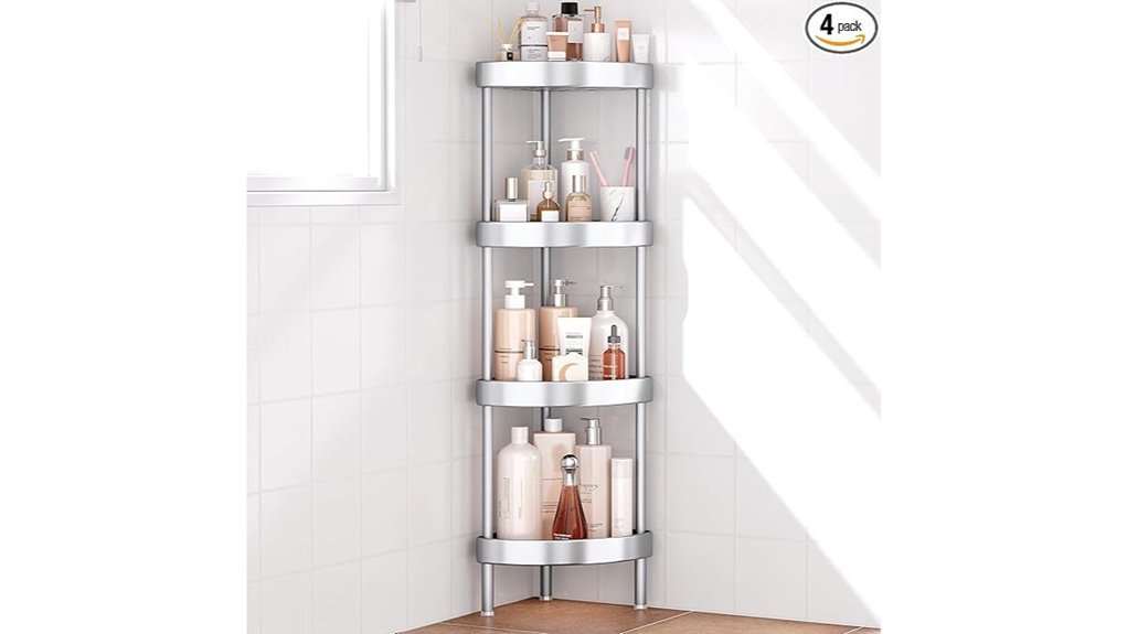 corner shower caddy stand