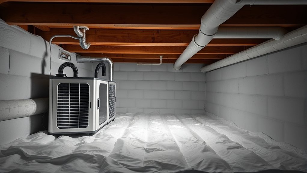 crawl space dehumidification techniques