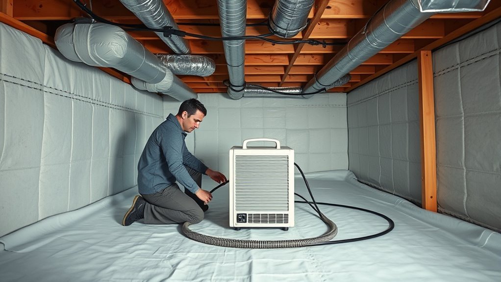 crawl space moisture control