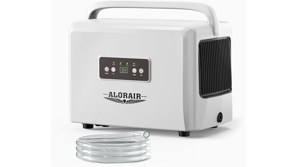 crawlspace dehumidifier with drainage