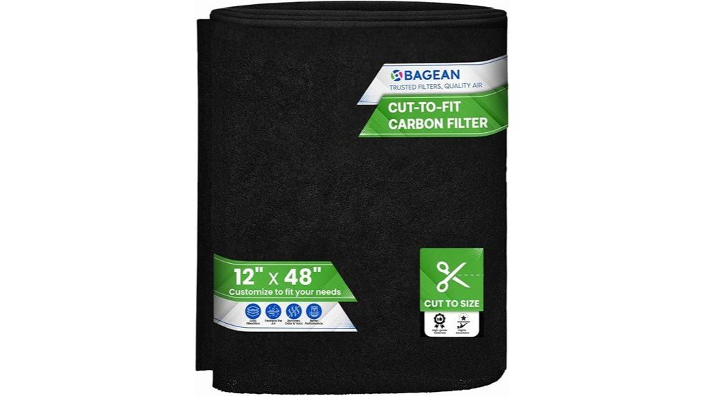 customizable carbon filter sheets