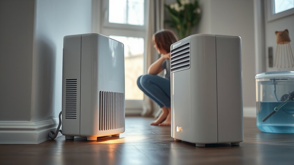 dehumidifier air temperature effects