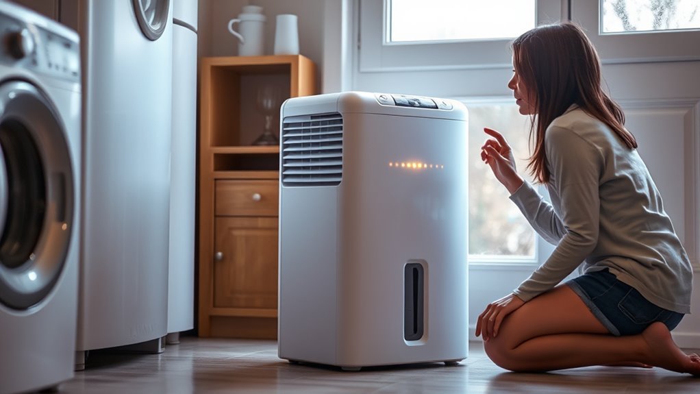 dehumidifier alert signals explained