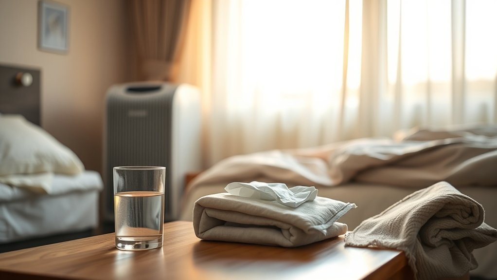 dehumidifier alleviates cough symptoms