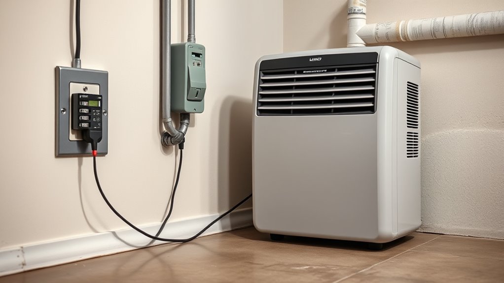 dehumidifier amp usage range