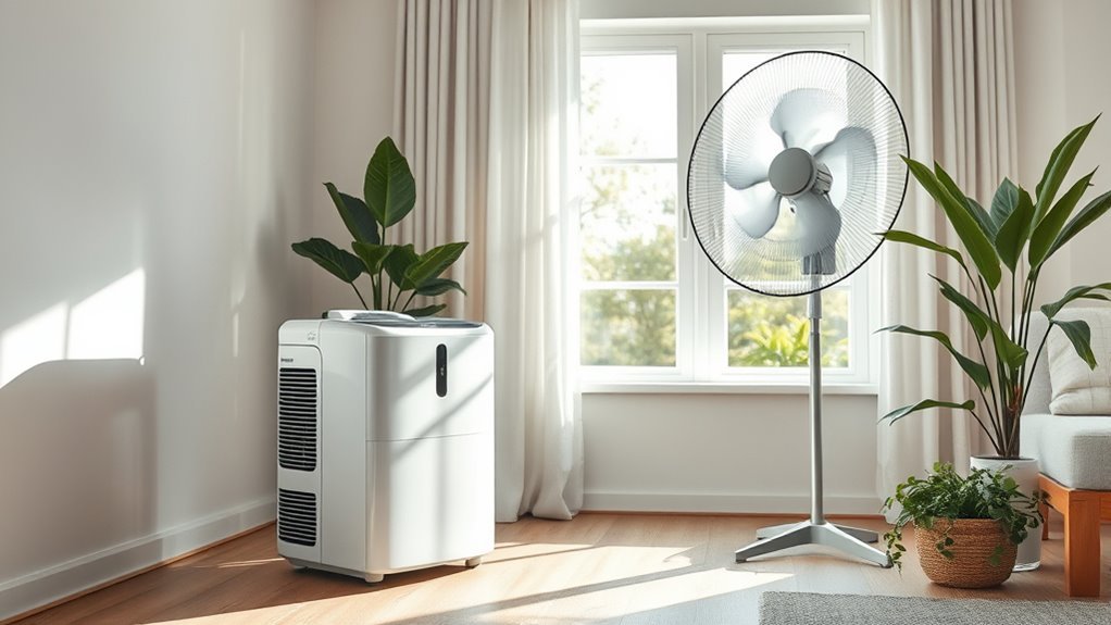 dehumidifier and fan differences