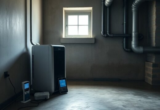 dehumidifier and radon levels