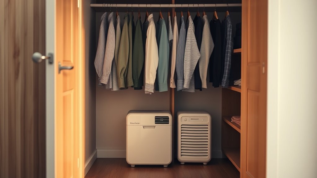 dehumidifier benefits in closets