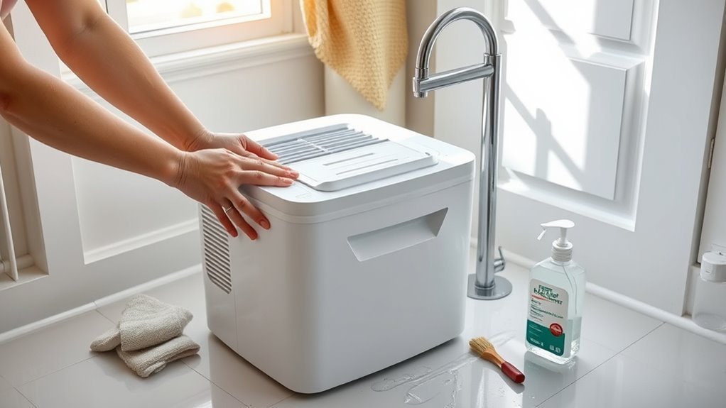 dehumidifier cleaning instructions guide