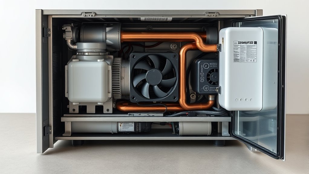 dehumidifier components and functions