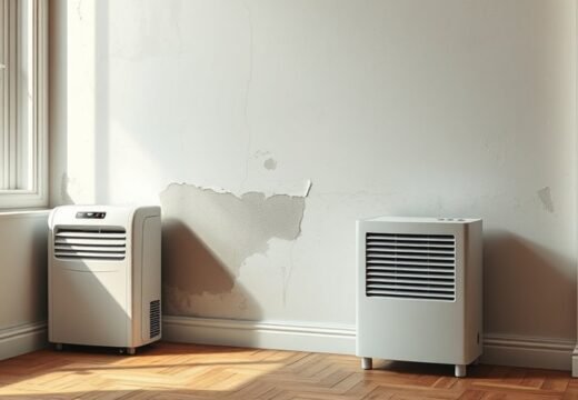 dehumidifier effectiveness on walls